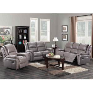 Spacious and Comfortable Recliner and Personality Console Sectional Recliner Sofa