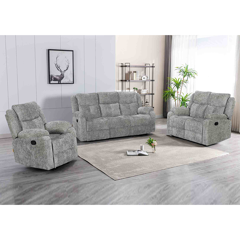 Manual  Recliner Sofa Set for Living Room Furniture