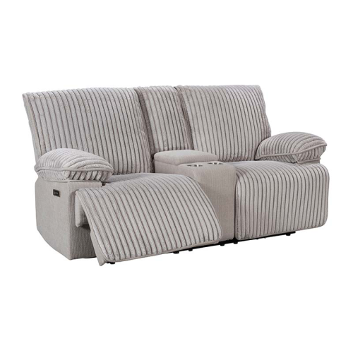 Two Seater Recliner Sofa With Storage and Cup Holder For Small Living Room