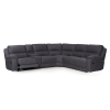 Manual Sectional Recliner Sofa Set with Cup holders Chaise for Living Room Furniture