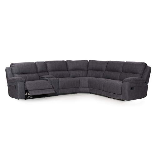 Manual Sectional Recliner Sofa Set with Cup holders Chaise for Living Room Furniture