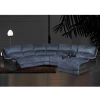 Manual Sectional Recliner Sofa Set with Cup holders Chaise for Living Room Furniture