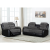 Comfortable Manual Recliner Sofa Set  With Drop Down Table for Living Room