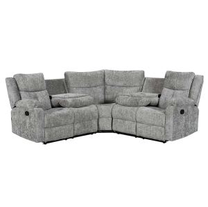 Sectional Recliner Sofa with Wireless charging for living room furniture