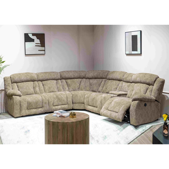 Comfortable Manual or Electric Recliner Sofa Set with Wireless Charger for Living Room Furniture