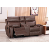 Two Seater Recliner Sofa With Storage and Cup Holder For Small Living Room