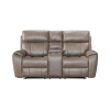 Two Seater Recliner Sofa With Storage and Cup Holder For Small Living Room
