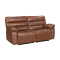 Electric Genuine Leather 2-Seater Sofa with USB and Type-C Charging Ports