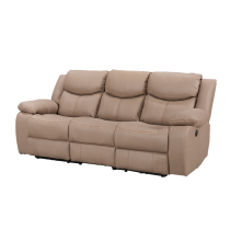 Electric 3-Seater Recliner Sofa with Backlit Switches and USB Ports