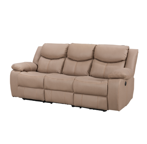 Electric 3-Seater Recliner Sofa with Backlit Switches and USB Ports