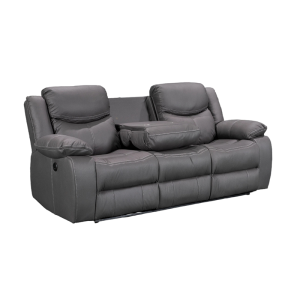 Electric 3-Seater Recliner Sofa with Backlit Switches and USB Ports