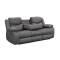 Electric 3-Seater Recliner Sofa with Backlit Switches and USB Ports