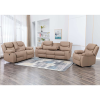 Electric 3-Seater Recliner Sofa with Backlit Switches and USB Ports