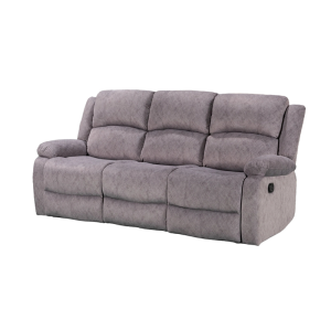 Manual Reclining Sofa for Three, luxuriously soft and skin-friendly.