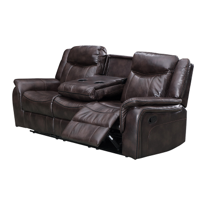 Sectional Recliner Sofa with Drop Down Table Combina Recliner Sofa Set for Living Room Furiture