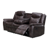 Sectional Recliner Sofa with Drop Down Table Combina Recliner Sofa Set for Living Room Furiture