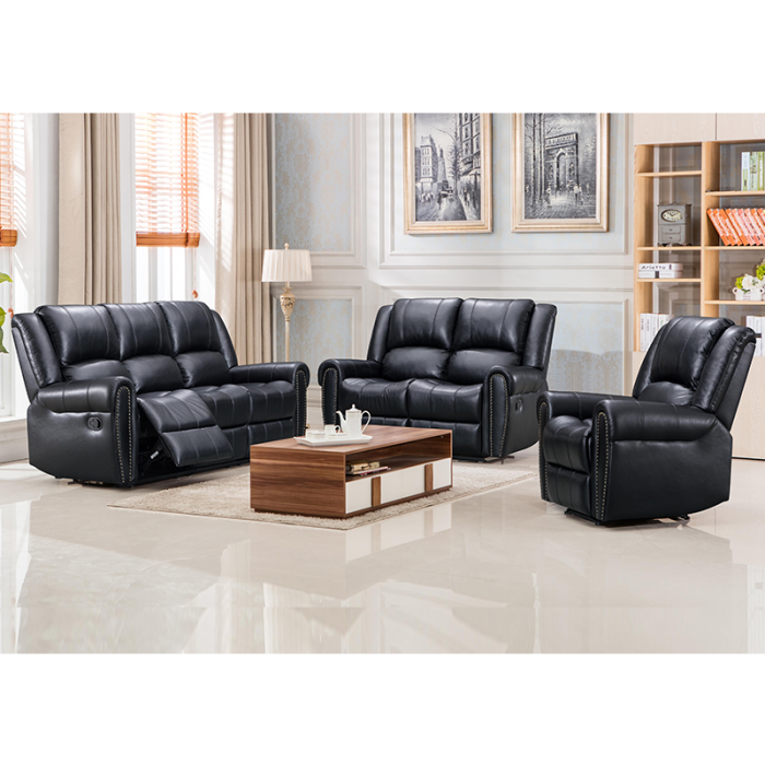 Different Design Combina Recliner Sofa with Cupholders for Living Room Furntiure Set