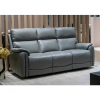 3-Seater Recliner Sofa with USB & Type-C Ports and Adjustable Backlight