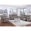Comfortable manual recliner sofa set with customizable Bluetooth speakers.