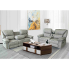 Comfortable manual recliner sofa set with customizable Bluetooth speakers.