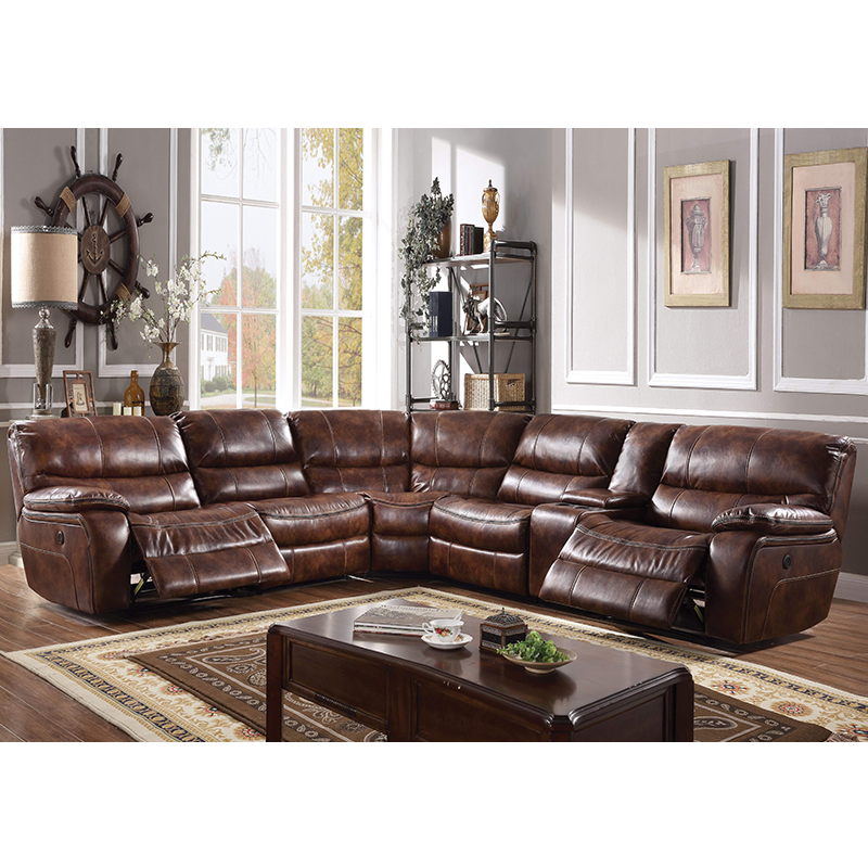 New Design Comfortable Manual or Electric Recliner Sofa Set with Storage Box for Living Room Furniture