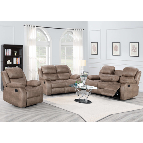 Technology Fabric Recliner Sofa Set For Living Room