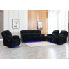Different Cobina Recliner Sofa Set For Living Room Furniture With LED Light