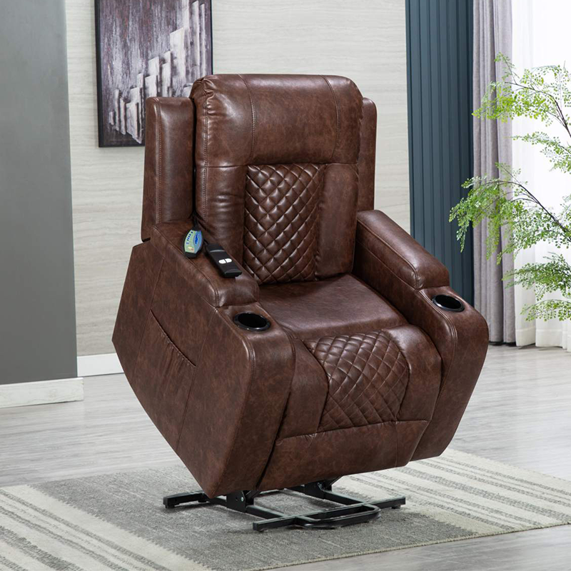 Comfortable Seating Lay Flat Power Lift Recliner, Medical Lift Riser with Massage