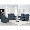 Manual Fabric Recliner Sofa 3+2+1 with Drop down table