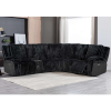 Plush Sectional Recliner Sofa with Bluetooth Speaker