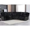 Plush Sectional Recliner Sofa with Bluetooth Speaker
