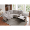 Plush Sectional Recliner Sofa with Bluetooth Speaker