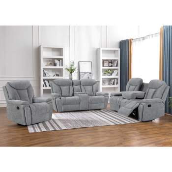 Manual Recliner Sofa Set for Living Room