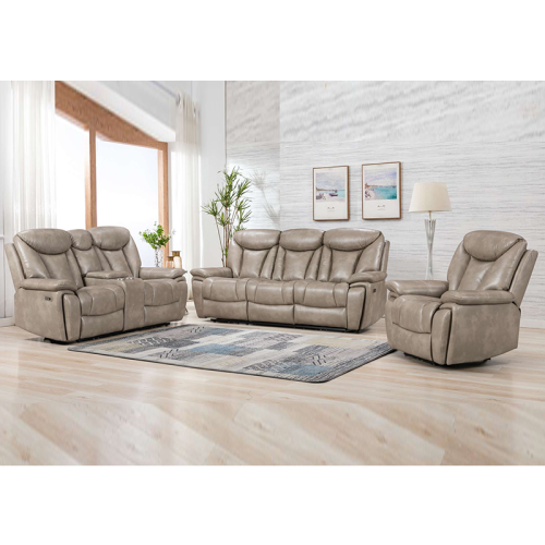 Manual Recliner Sofa Set for Living Room
