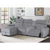 Electric Modular Recliner Sofa with Chaise Lounge and Storage