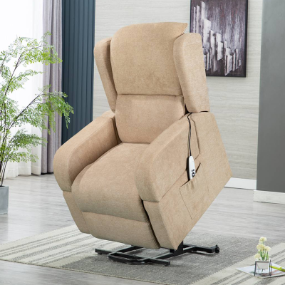 Comfortable Medical Seating Lay Flat Power Lift Recliner