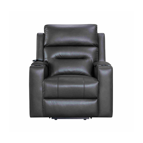 Electric lift chair with 8-point massage function and storage armrests.