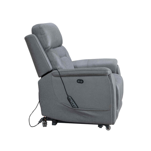 Three-motor adjustable elderly chair with airbag massage