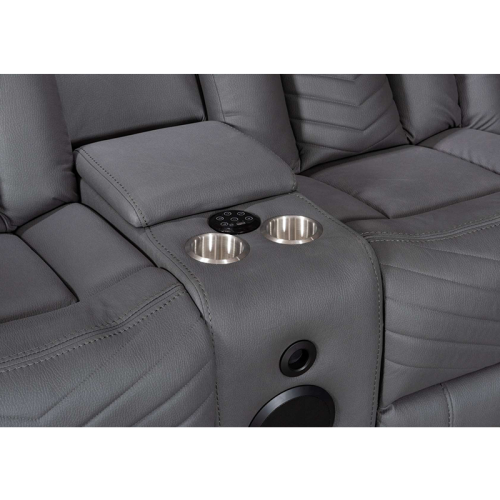 Sectional Recliner Sofa with Bluetooth speakers and Massage and Heating