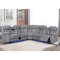 Sectional Recliner Sofa with Bluetooth speakers and Massage and Heating