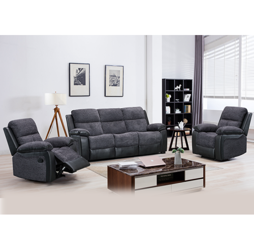 Manual Recliner Sofa Set for Living Room Accept OEM/ODM