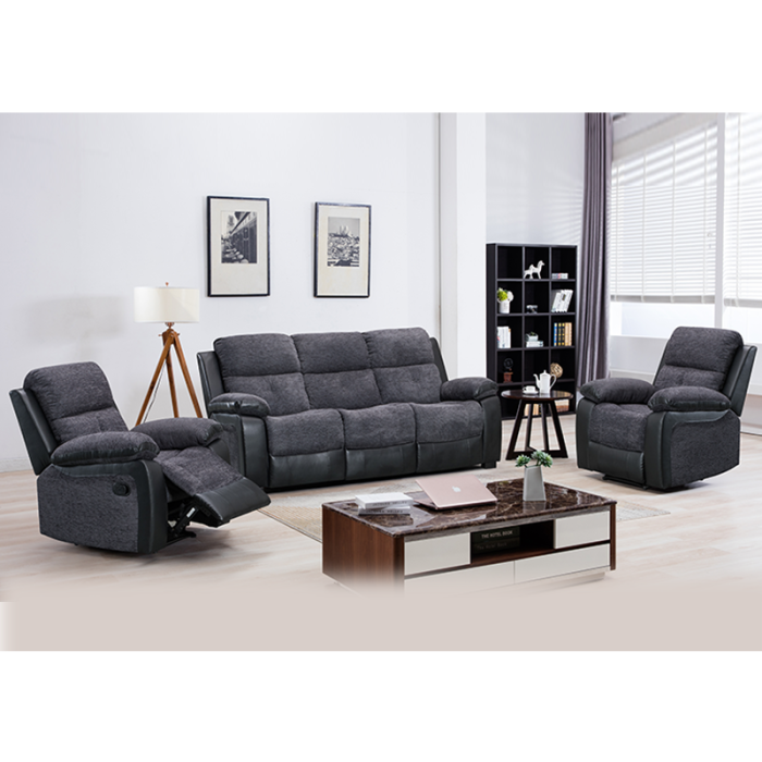Manual Recliner Sofa Set for Living Room Accept OEM/ODM