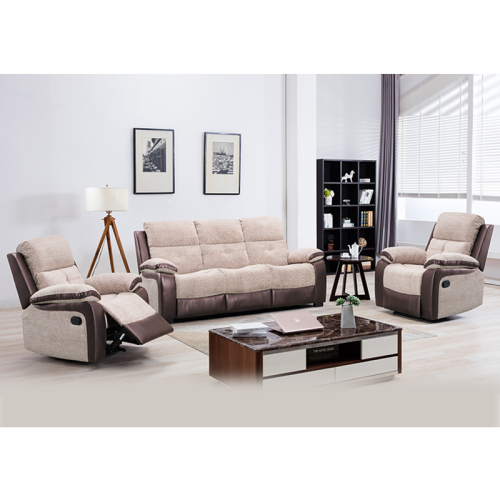 Manual Recliner Sofa Set for Living Room Accept OEM/ODM