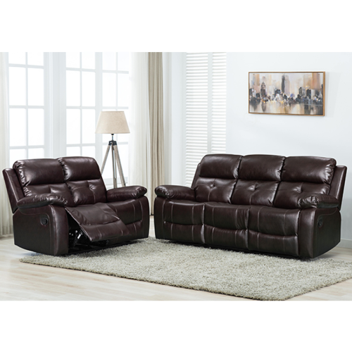 Manual Recliner Sofa For Living Room With Drop Down Table