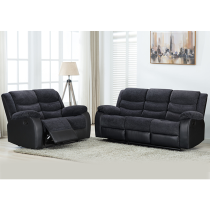Manual Recliner Sofa For Living Room With Drop Down Table