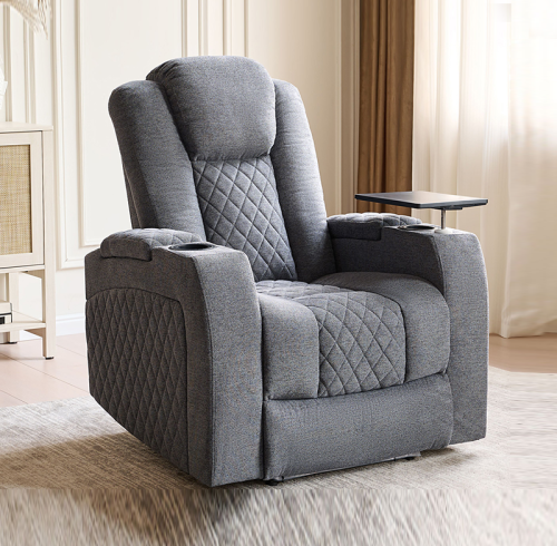Comfortable Recliner Chair With Built-in Control Cup Holder and USB