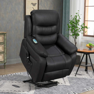 Comfortable Seating Lay Flat Power Lift Recliner, Medical Lift Riser with Massage