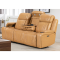 Luxury Genuine Leather Power Recliner Sofa with Silent Motor