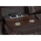Genuine Leather Power Reclining Sofas with Bluetooth Speaker and Cup Holder