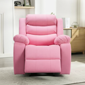 Slow-Recovery Sponge Stable Wooden Frame Kid Recliner Chair